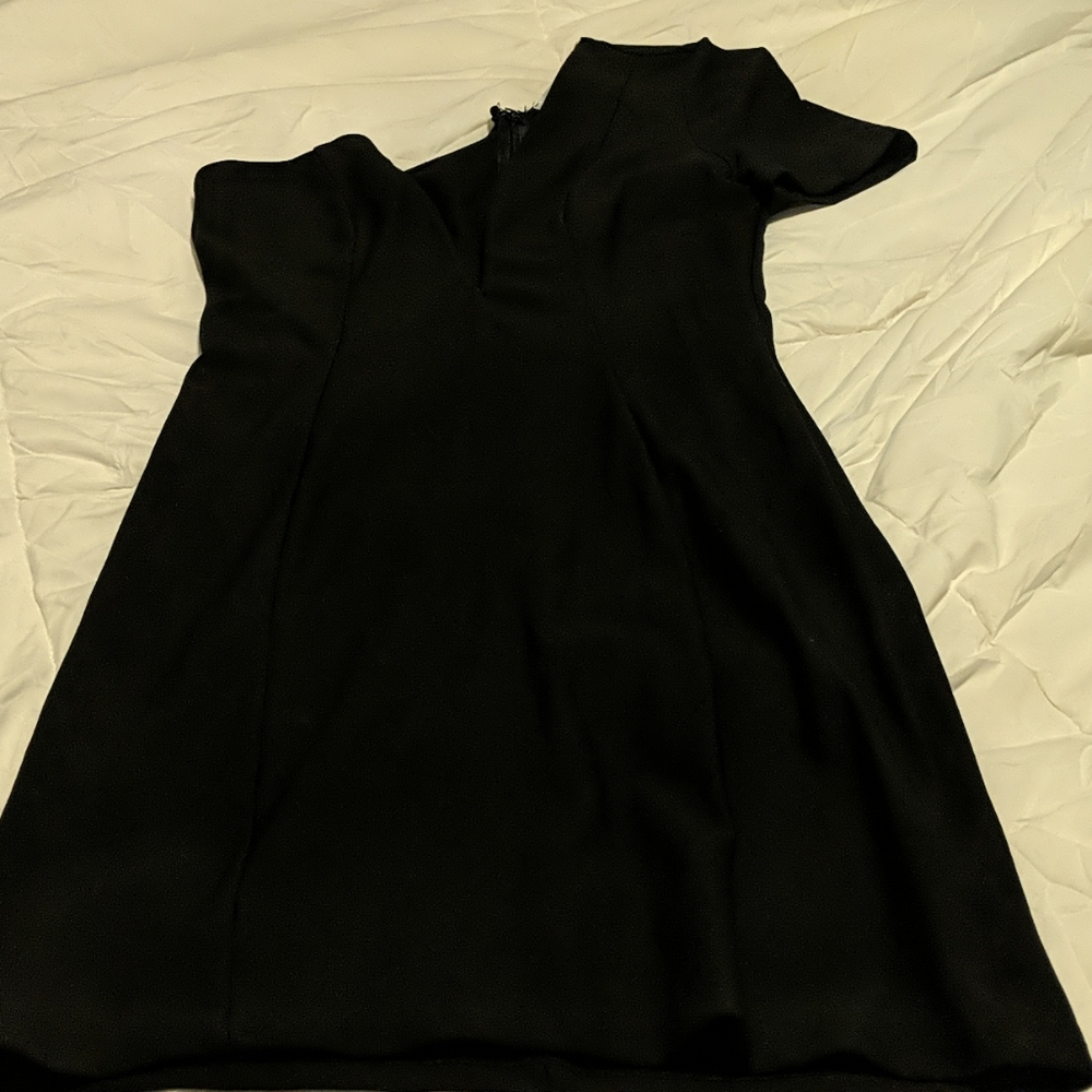 Short Deep V neckline dress